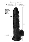 Extreme XXL Vibrating Raptor Monster Dildo