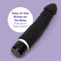 Black Life Like Battery Operated Dildo Realistic Dildo Your Pleasure Toys
