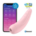 Satisfyer App Enabled Curvy 2+ Suction Vibrator Satisfyer Pink
