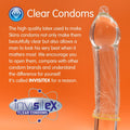 Skins Condoms Ultra Thin 4 Pack Skins Condoms / Wholesale Condoms / Skins Sexual Health / Skins