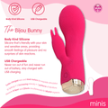 Skins Minis - The Bijou Bunny New Products / Sex Toys / Bullets & Mini Vibes / Rabbit Vibrators / Skins Sexual Health / Skins