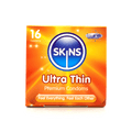 Skins Ultra Thin Condoms (4, 12, 16) Condoms Skins 16 Pack (Cube)