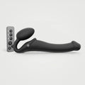 Strap On Me - Vibrating Bendable Strap-On - M - Black New Products / Sex Toys / Dildos / Strap ons / Strap On Me / Your Pleasure Toys