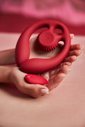 SVibe Snail GIZI Duo Couples Stimulator - Burgundy SVibe / Svibe Gizi Duo / Snail Vibe
