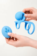 SVibe Snail JOVI ARC Couples Ring - Blue Haze New Products / Sex Toys / Cock Rings / Wholesale Vibrators / Couples Toys / SVibe / SVibe Jovi Arc / Snail Vibe