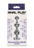 Diamond Star Anal Beads Butt Plug Toy Joy
