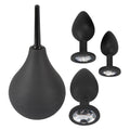 Jewelled Butt Plug Set with Douche Butt Plug Training Sets Your Pleasure Toys