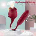 Rose Toy with Thrusting Bullet Your Pleasure Toys