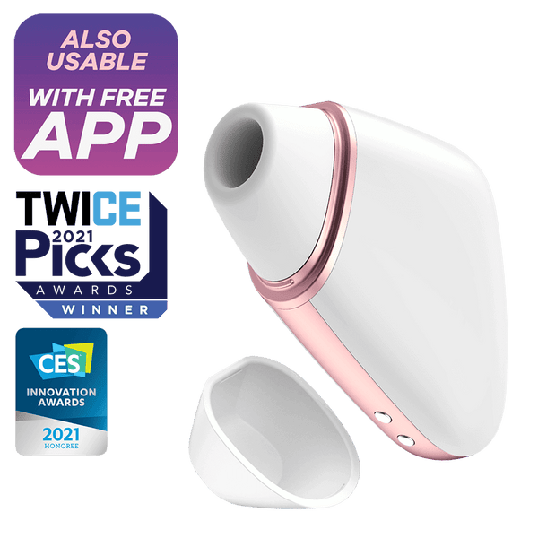 Satisfyer App Enabled Love Triangle Air Pulse Stimulator - Your Pleasure Toys