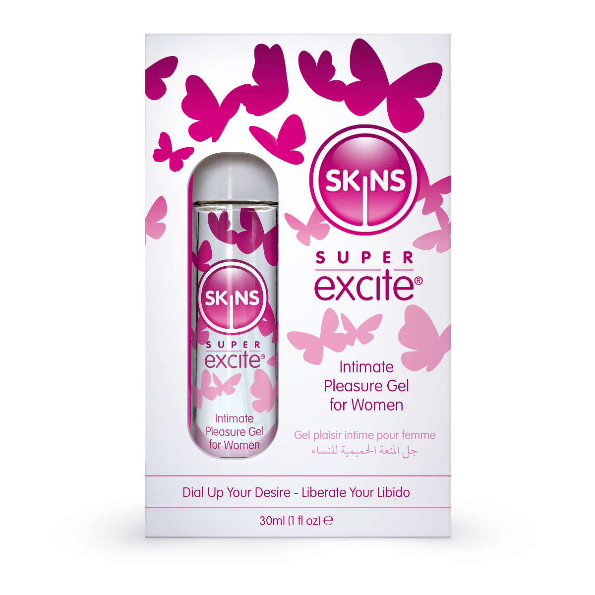 Skins Super Excite Intimate Pleasure Gel for Women Your Pleasure Toys Skins Super Excite Intimate Pleasure Gel for Women Your Pleasure Toys