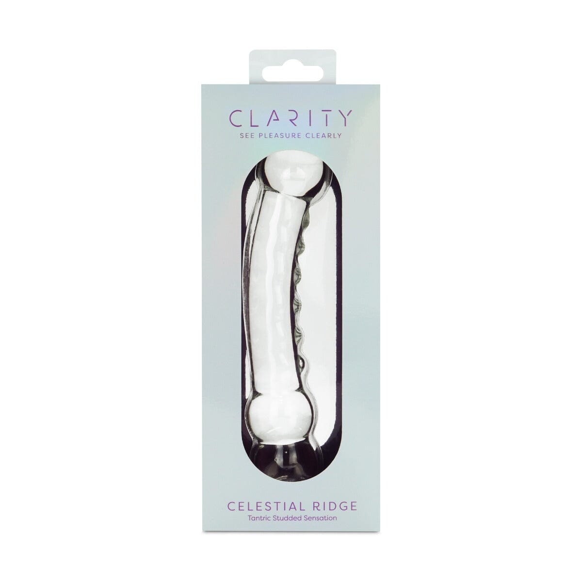 Clarity Celestial Ridge Glass Dildo | Your Pleasure Toys
