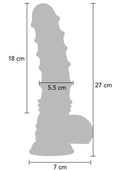 Extreme XXL Vibrating Dragon Monster Dildo Monster Dildo Hidden Desire 