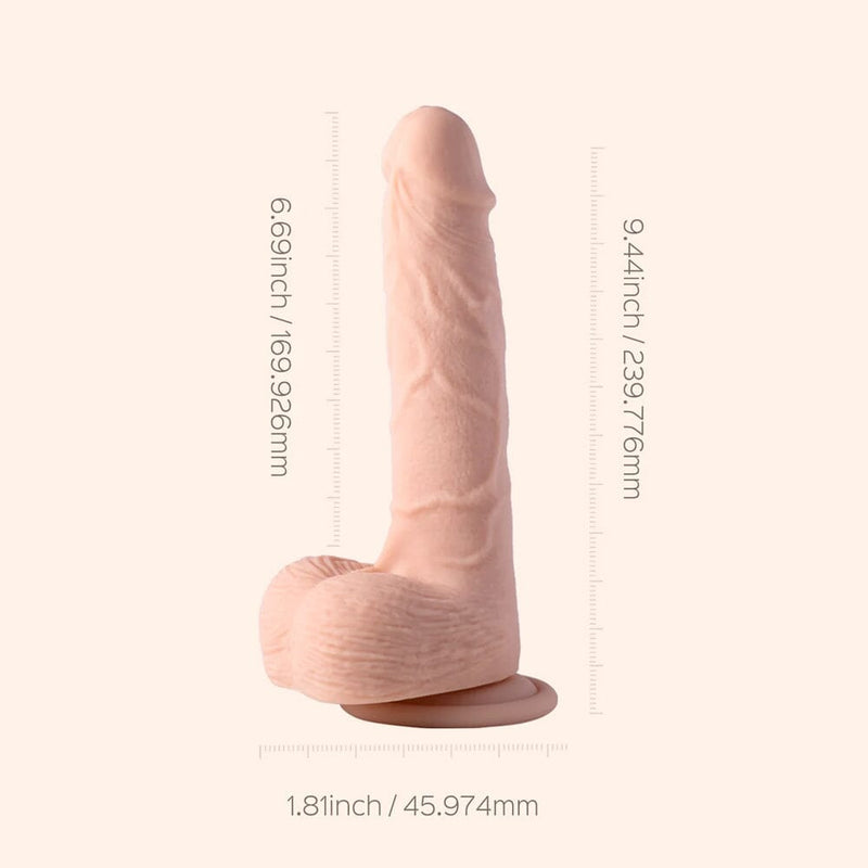 Honey Play Box – Kenzo – Big Realistic Thrusting Dildo 9.5" (App Controlled) Honey Play Box / Your Pleasure Toys 