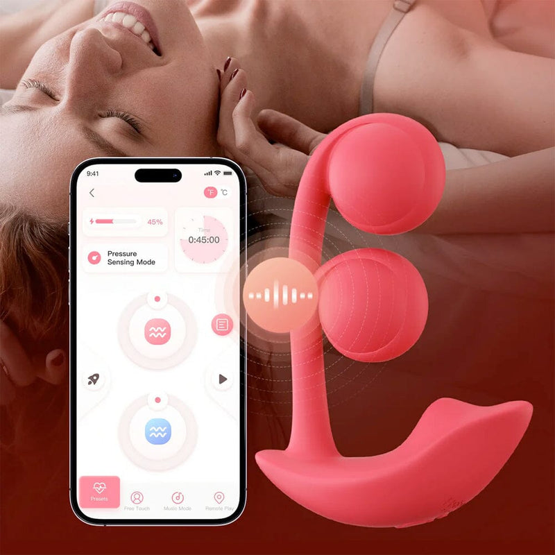 Honey Play Box - Melody - Twin Balls Clit & G Spot Vibrator (App Controlled Pressure Sensing) Honey Play Box / Your Pleasure Toys 