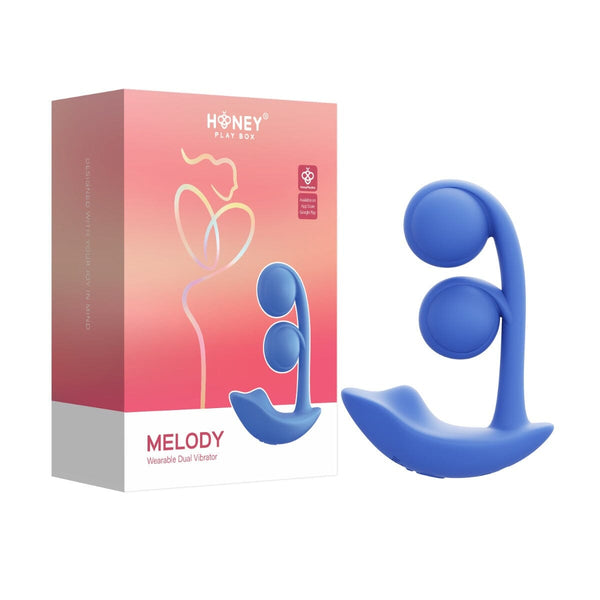 Honey Play Box - Melody - Twin Balls Clit & G Spot Vibrator (App Controlled Pressure Sensing) Honey Play Box / Your Pleasure Toys 