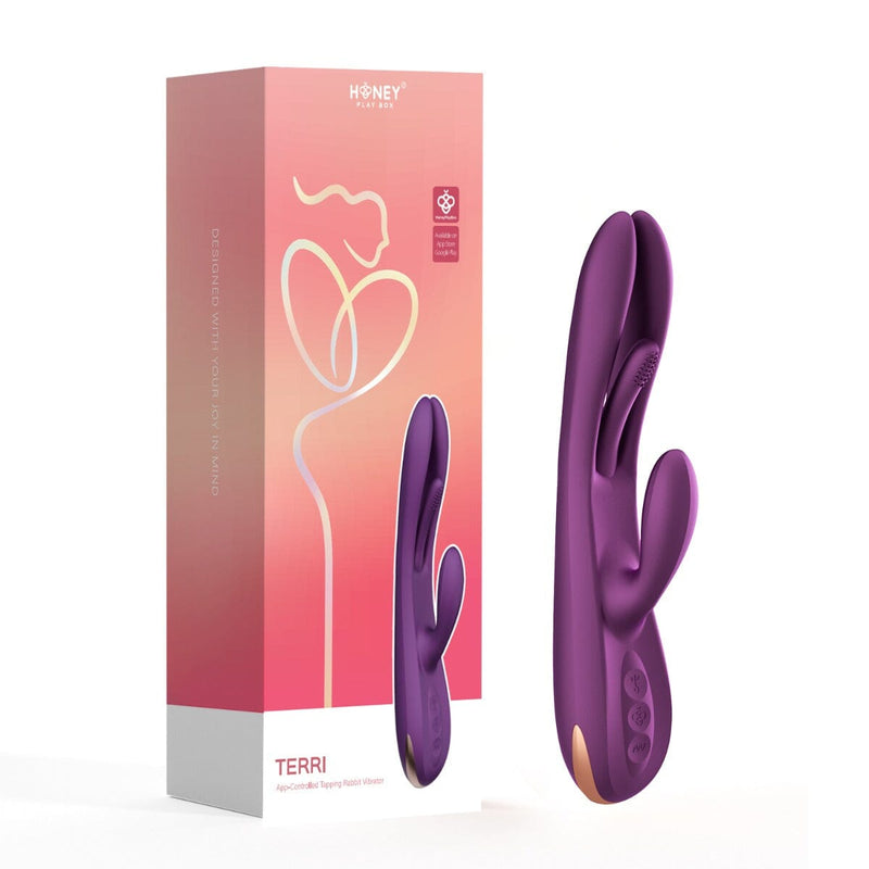 Honey Play Box - Terri - Kinky Finger Tapping Rabbit Vibrator (App Controlled) Honey Play Box / Your Pleasure Toys 
