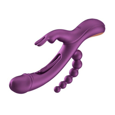 Honey Play Box Trilux  Kinky Finger Rabbit Vibrator with Anal Beads Your  Pleasure Toys
