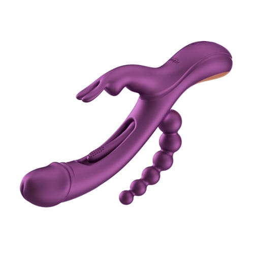 Honey Play Box - Trilux - Kinky Finger Rabbit Vibrator with Anal Beads Bullets & Mini Vibes / Wholesale Vibrators / Honey Play Box / Your Pleasure Toys 