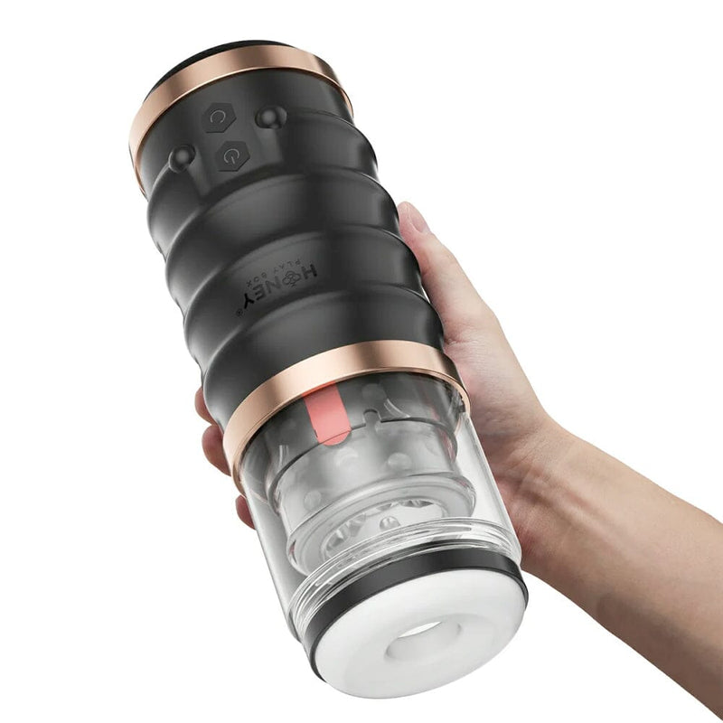 Honey Play Box – Warrior – Auto-Thrusting Stroker (Automatic Male Masturbator) Male Masturbators / Honey Play Box / Your Pleasure Toys 