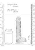 Real Rock Crystal Clear Realistic Feel Dildo Realistic Dildo Real Rock 