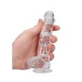 Real Rock Crystal Clear Realistic Feel Dildo Realistic Dildo Real Rock 6" 