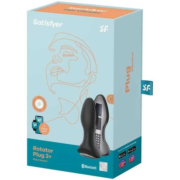 Satisfyer Rotator Plug 2+ Rotating Vibrating Anal Plug (App-Controlled) Butt Plug Satisfyer 