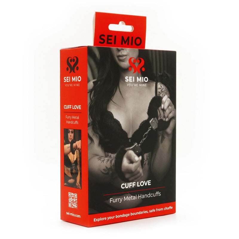 SEI MIO - Cuff Love - Furry Metal Handcuffs New Products / Bondage / Cuffs & Restraints / Sei Mio / Sei Mio 