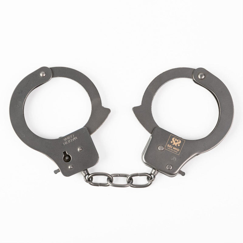 SEI MIO - Secure and Begging for Amore - Robust Metal Handcuffs New Products / Bondage / Cuffs & Restraints / Sei Mio / Sei Mio 