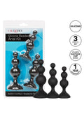 Silicone Beaded Anal Trainer Set Butt Plug Training Sets CalExotics 