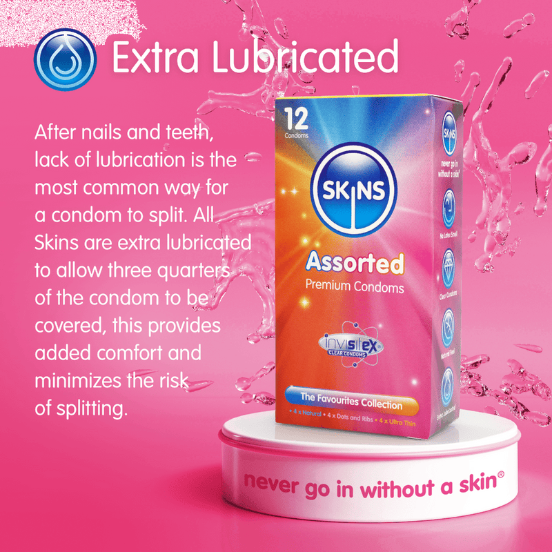 Skins Assorted Condoms (4, 12, 16) Condoms Skins 