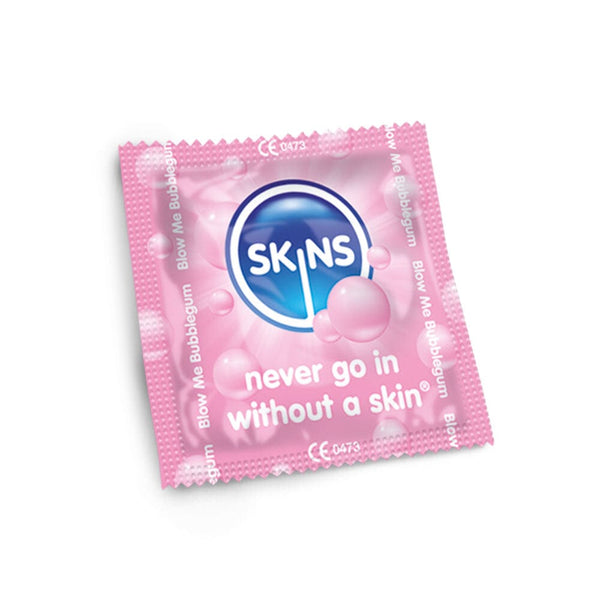 Skins Condoms Bubblegum 4 Pack Skins Condoms / Wholesale Condoms / Skins Sexual Health / Skins 