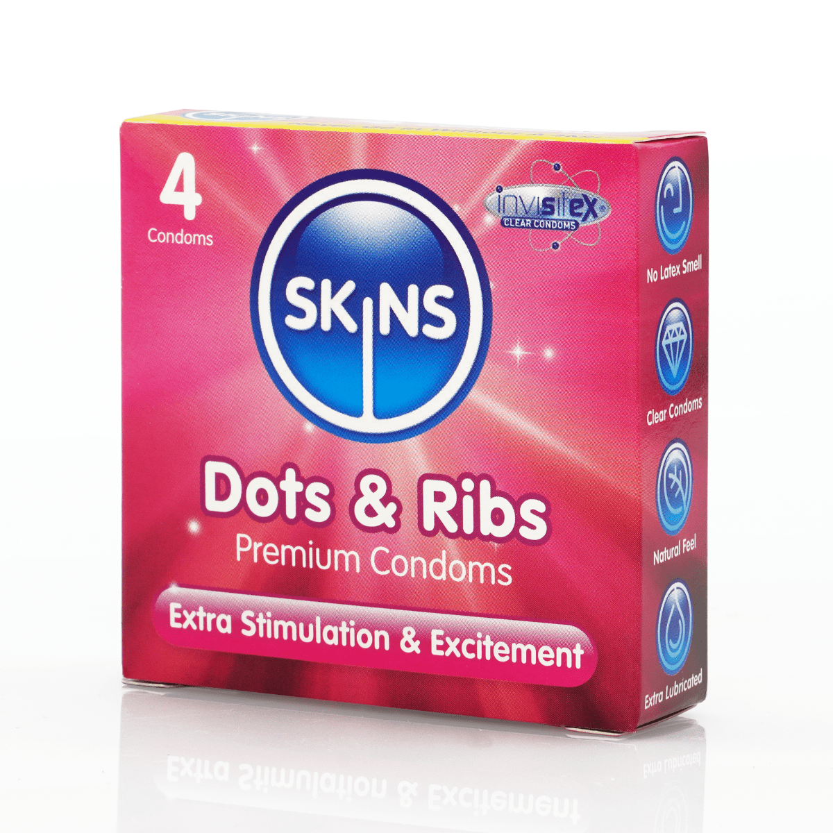 Skins Dots & Ribbed Condoms | Ribbed Condoms | Your Pleasure Toys
