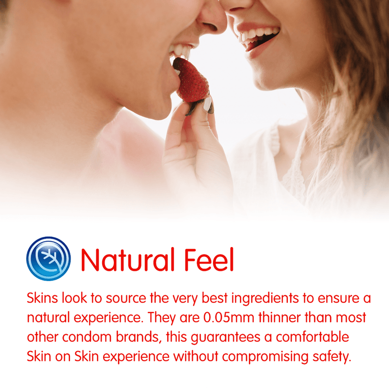 Skins Condoms Flavours 4 Pack Skins Condoms / Wholesale Condoms / Skins Sexual Health / Skins 
