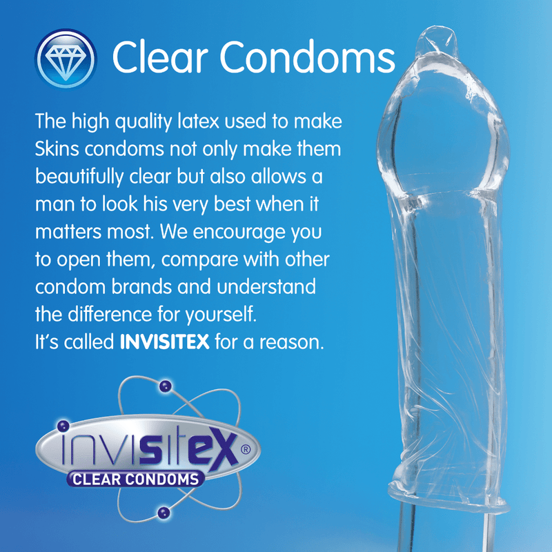 Skins Condoms Natural 4 Pack Skins Condoms / Wholesale Condoms / Skins Sexual Health / Skins 