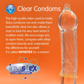 Skins Condoms Ultra Thin 4 Pack Skins Condoms / Wholesale Condoms / Skins Sexual Health / Skins 