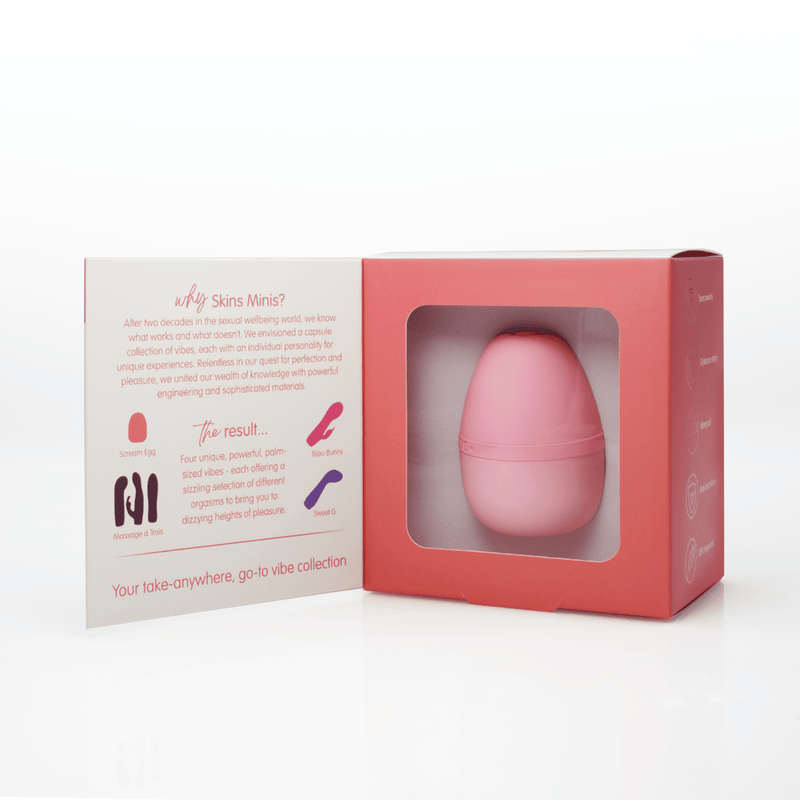 Skins Scream Egg Vibrator | Skins Minis | Your Pleasure Toys Skins Scream Egg Vibrator | Skins Minis | Your Pleasure Toys