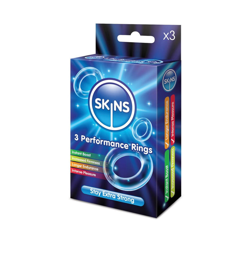 Skins Performance Ring 3 Pack Cock Rings / Sex Toys / Skins Sexual Health / Skins 