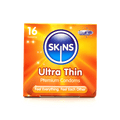 Skins Ultra Thin Condoms (4, 12, 16) Condoms Skins 16 Pack (Cube) 