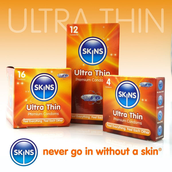 Skins Ultra Thin Condoms (4, 12, 16) Condoms Skins 