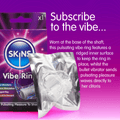 Skins Vibe Ring Retail Pack Cock Rings / Skins Sexual Health / Skins 