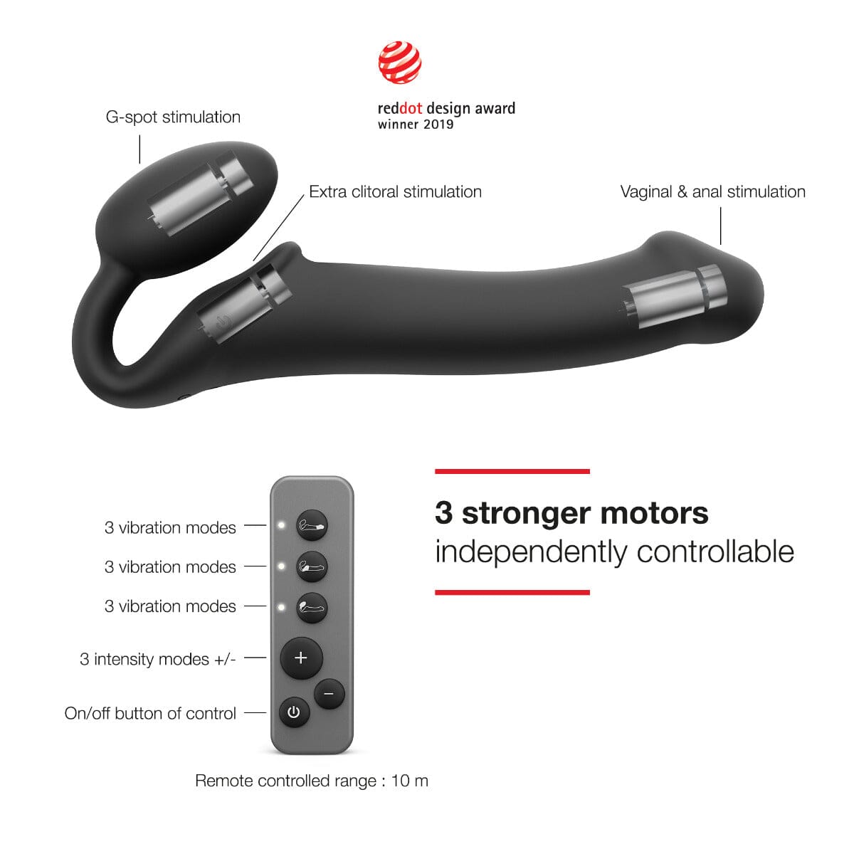 Strap On Me - Vibrating Bendable Strap-On Dildo Your Pleasure Toys
