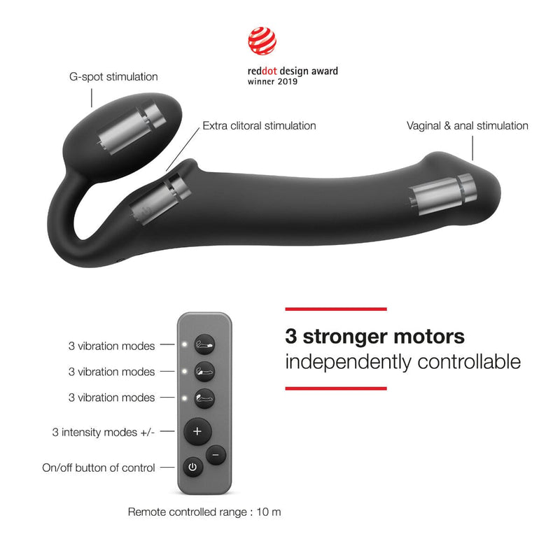 Strap On Me - Vibrating Bendable Strap-On Dildo Your Pleasure Toys Strap On Me - Vibrating Bendable Strap-On Dildo Your Pleasure Toys
