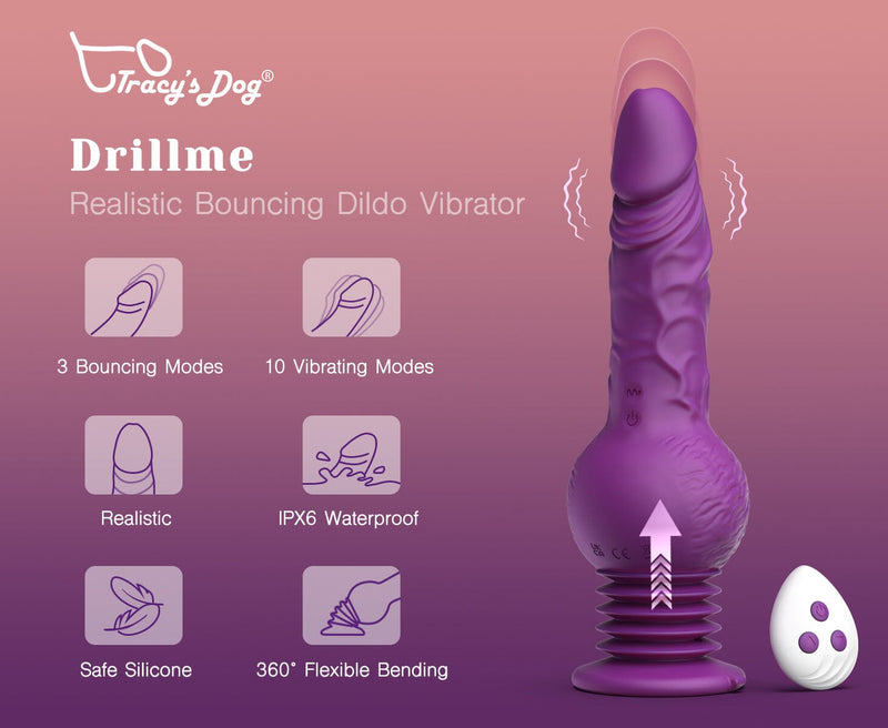 Tracy's Dog Drill Me Bouncing Vibrator Your Pleasure Toys Tracy's Dog Drill Me Bouncing Vibrator Your Pleasure Toys