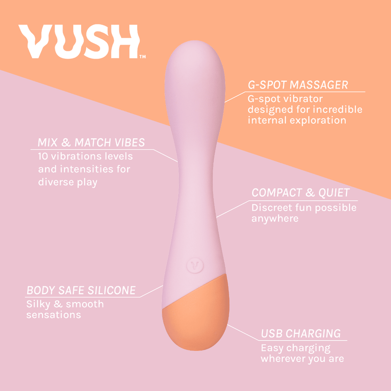 Vush Peachy G-Spot Massager Sex Toys / Wholesale Vibrators / Vush / Vush 