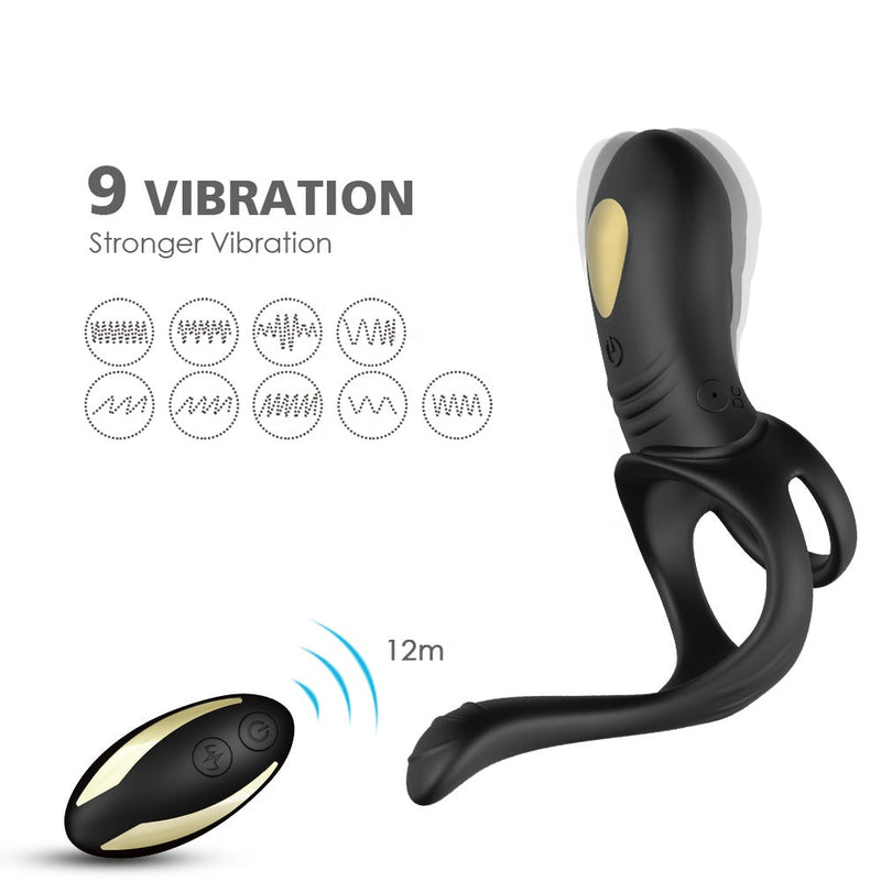 GIO - The Ultimate Remote Controlled Vibrating Cock Ring Your Pleasure Toys 