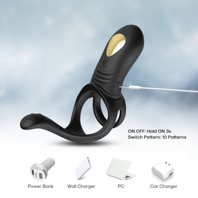 GIO - The Ultimate Remote Controlled Vibrating Cock Ring Your Pleasure Toys 