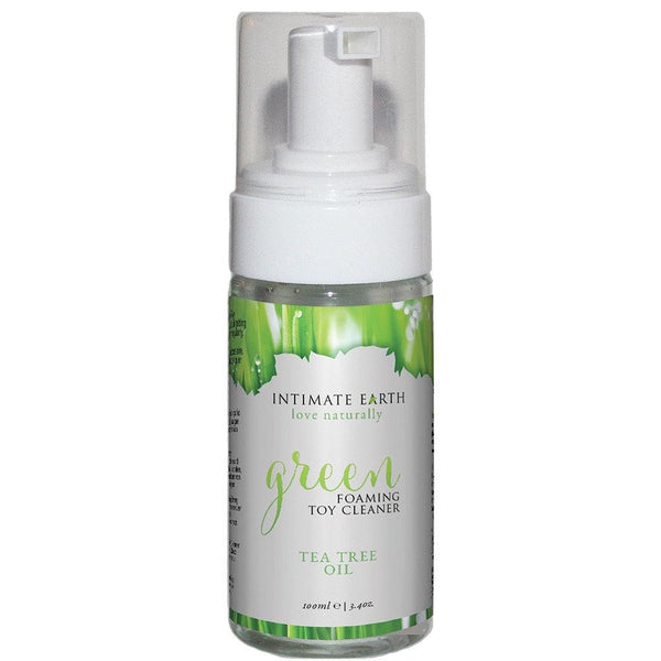 Intimate Earth Green Foaming Toy Cleaner 100ml - Your Pleasure Toys