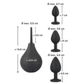 Jewelled Butt Plug Set with Douche Butt Plug Training Sets Your Pleasure Toys 