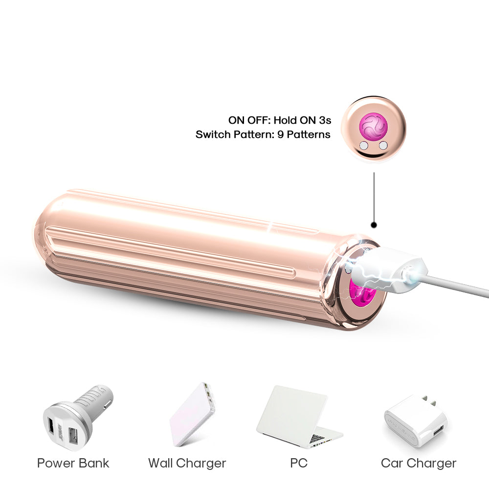 Gold Bullet Vibrator | Bullet Vibe | Your Pleasure Toys
