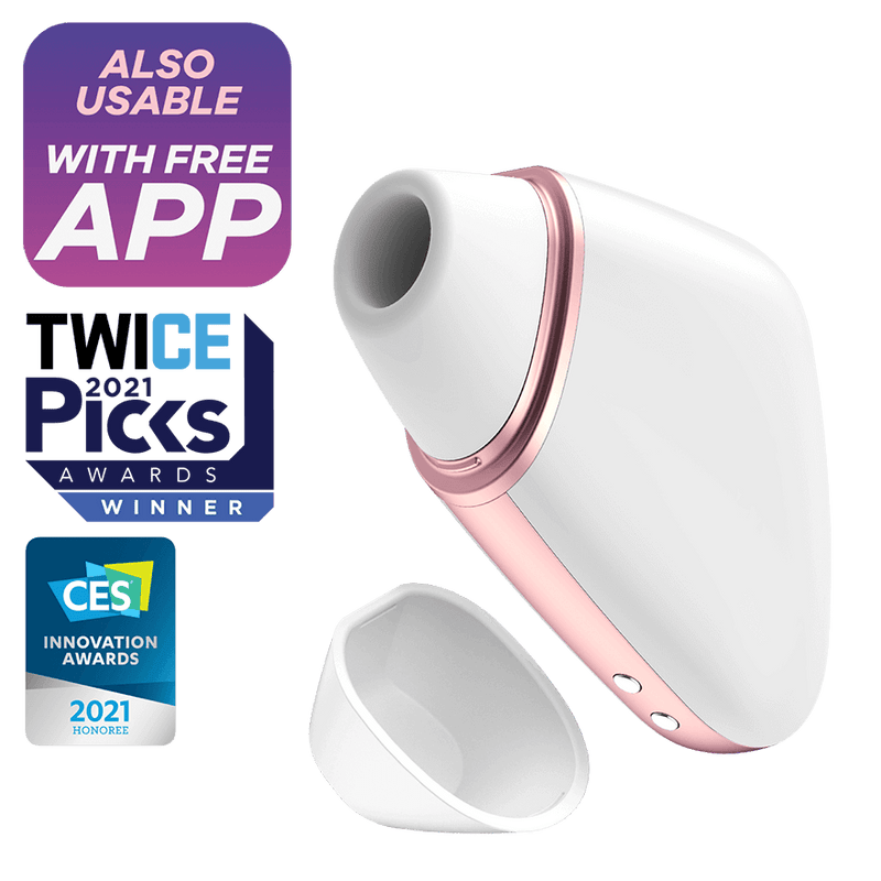 Satisfyer App Enabled Love Triangle Air Pulse Stimulator - Your Pleasure Toys